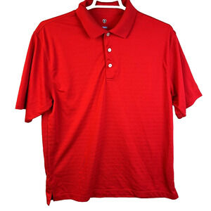 Pro Tour Cool Play Men's XL Golf Polo Shirt Red Preppy Activewear Work Casual